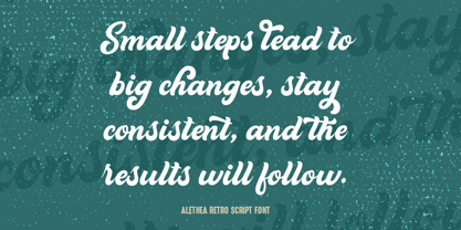 Alethea Font Poster 5