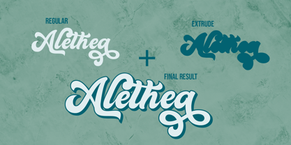 Alethea Font Poster 9