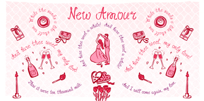 New Amour Font Poster 5