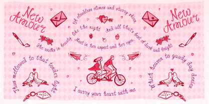 New Amour Font Poster 2