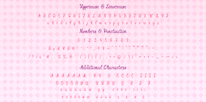 New Amour Font Poster 4