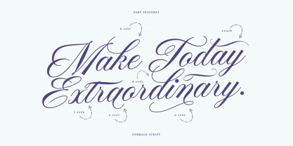 Formale Script Font Poster 6