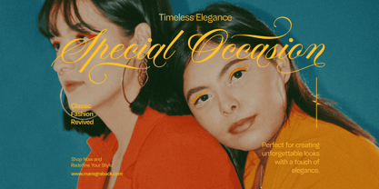 Formale Script Font Poster 3