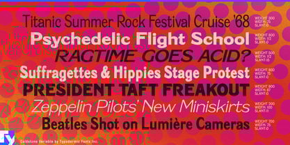 Caldstone Variable Font Poster 2