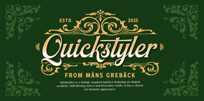 Quickstyler Font Poster 1