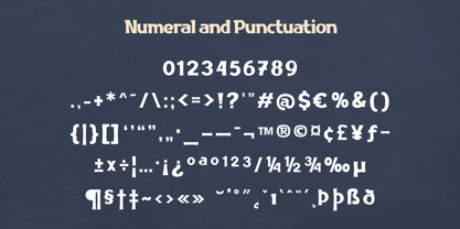 Magire Font Poster 8