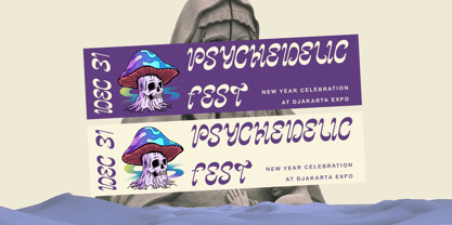 Psychodelic Font Poster 4