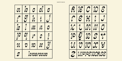 Psychodelic Font Poster 12