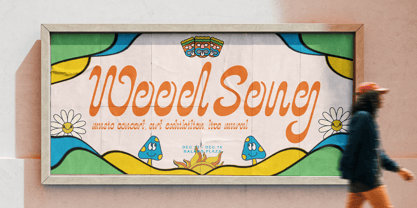 Psychodelic Font Poster 2