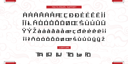 Fujiso Font Poster 8