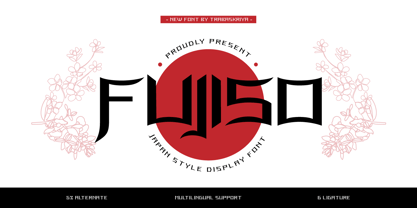 Fujiso Font Poster 1