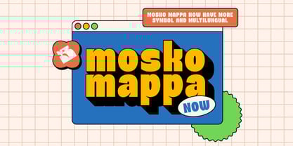 Mosko Mappa Now Font Poster 1