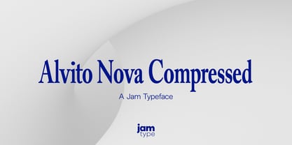 Alvito Nova Comp Font Poster 1