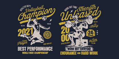 Angleton Script Font Poster 5