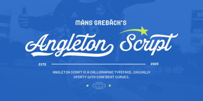 Angleton Script Font Poster 1