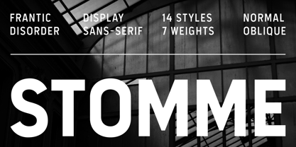 Stomme Font Poster 1