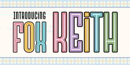 Fox Keith Font Poster 1