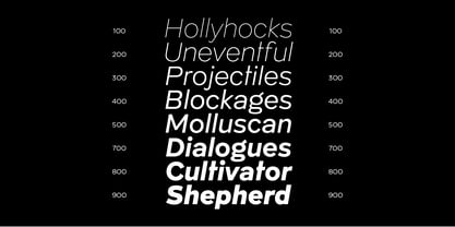 Hebden Recut Font Poster 10