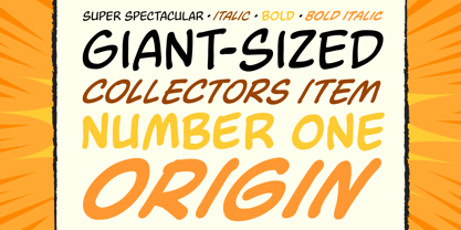 Super Spectacular Font Poster 2