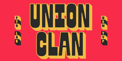 Union Clan Font Poster 1
