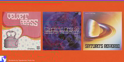 Dividente Font Poster 3