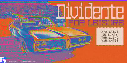 Dividente Font Poster 1