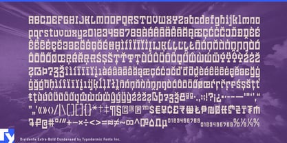 Dividente Font Poster 7