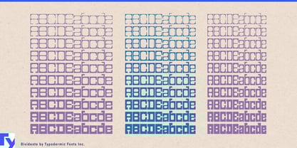 Dividente Font Poster 5