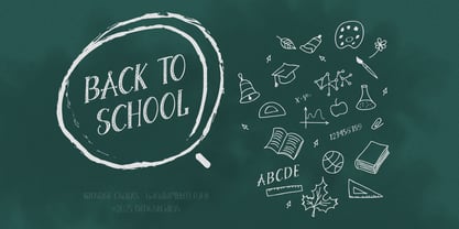 Kanvase Chalks Font Poster 3