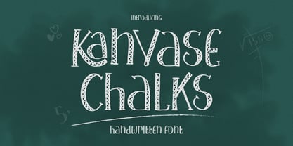 Kanvase Chalks Font Poster 1