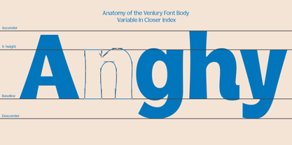 Venlury Font Poster 2