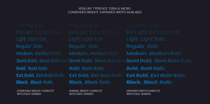 Venlury Font Poster 9