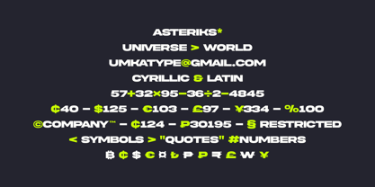 Endura Font Poster 5