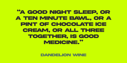 Endura Font Poster 4