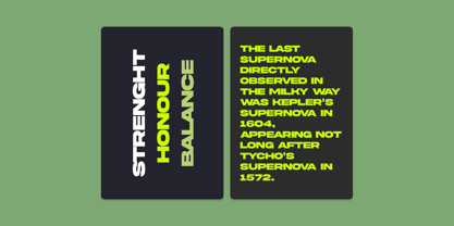 Endura Font Poster 8