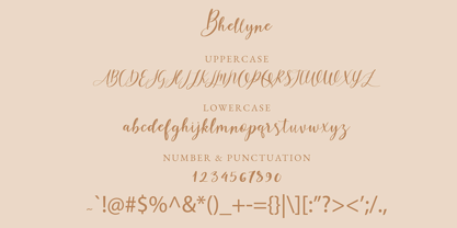 Bhellyne Font Poster 5