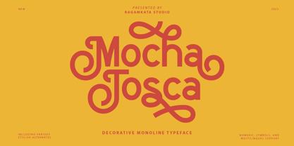 Mocha Tosca Font Poster 1