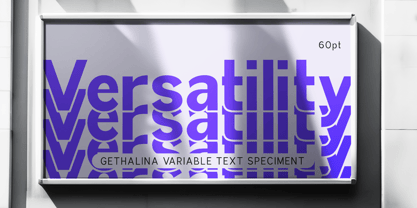 Gethalina Variable Font Poster 12
