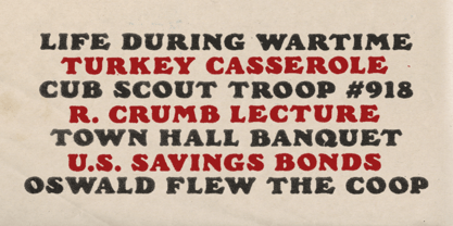 FCF Gage Font Poster 3