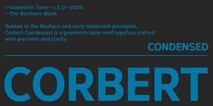 Corbert Condensed Font Poster 1