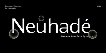 Neuhade Font Poster 1
