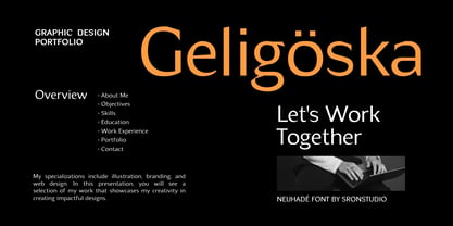 Neuhade Font Poster 12