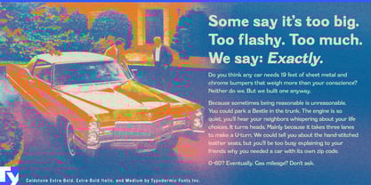 Caldstone Font Poster 4