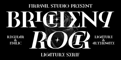 Bricheny Rock Font Poster 1