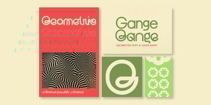 Gange Font Poster 2