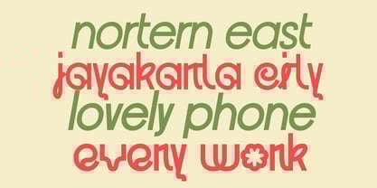 Gange Font Poster 4