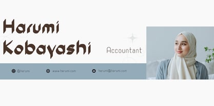 Murisa Norin Font Poster 2