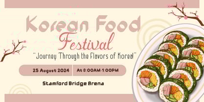 Murisa Norin Font Poster 4