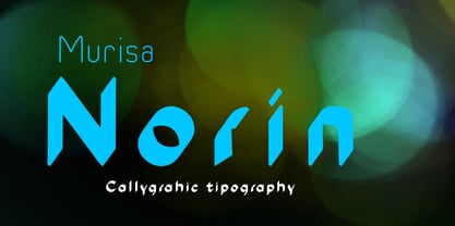 Murisa Norin Font Poster 1