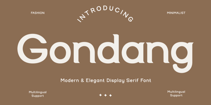 Gondang Font Poster 1